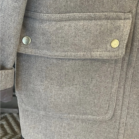 Jcrew Winter Parka Coat With Fur Hood Size 2 - Gently Worn - Picture 15 of 16